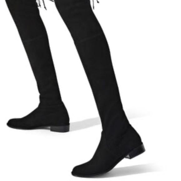 Black Over-the-Knee Women's Boots - Picture 5 of 8